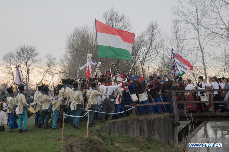 HUNGARY-TAPIOBICSKE-HISTORIC BATTLE-RE-ENACTMENT