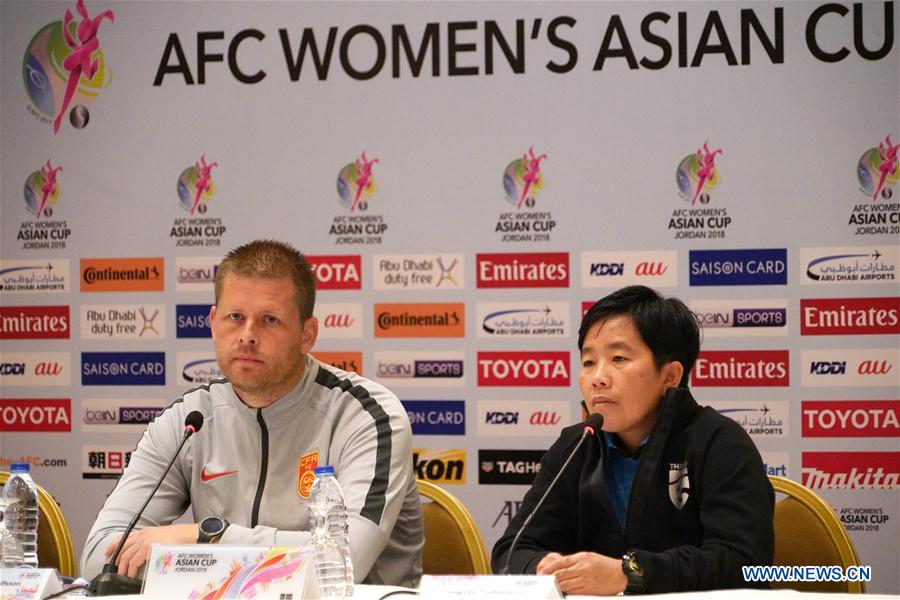 (SP)JORDAN-AMMAN-SOCCER-2018 AFC WOMEN'S ASIAN CUP-PRESS CONFERENCE