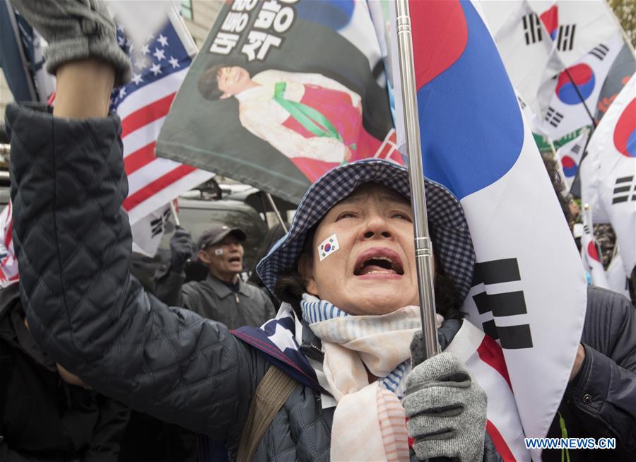 SOUTH KOREA-SEOUL-PARK GEUN-HYE-SUPPORTER-RALLY