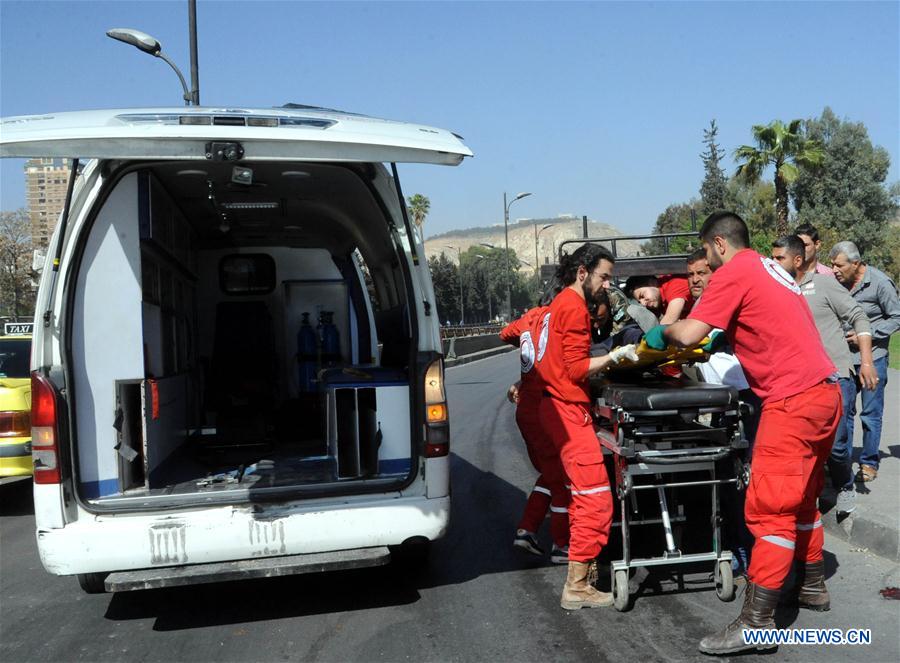 SYRIA-DAMASCUS-MORTAR-ATTACK