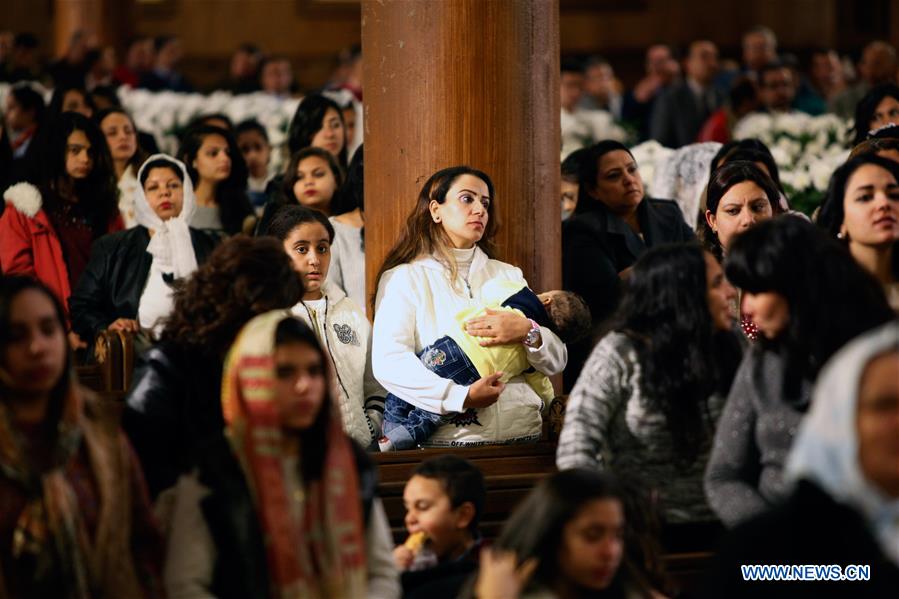 EGYPT-CAIRO-ORTHODOX EASTER-MASS