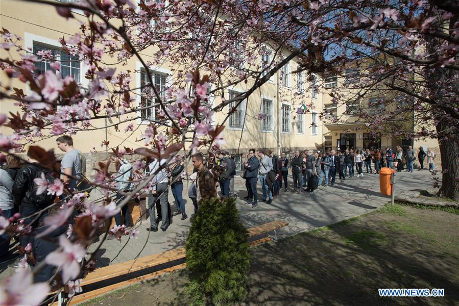 HUNGARY-BUDAPEST-PARLIAMENTARY ELECTION-VOTING