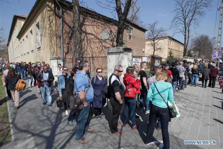 HUNGARY-BUDAPEST-PARLIAMENTARY ELECTION-VOTING