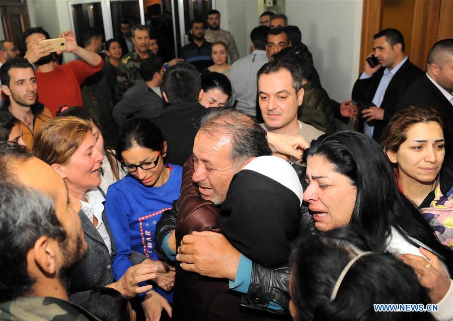 SYRIA-DAMASCUS-RELEASE-KIDNAPPED CIVILIANS