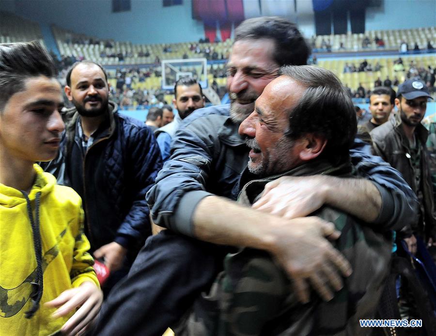 SYRIA-DAMASCUS-RELEASE-KIDNAPPED CIVILIANS