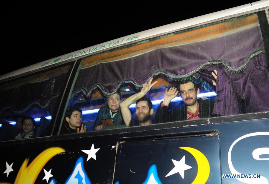 SYRIA-DAMASCUS-RELEASE-KIDNAPPED CIVILIANS