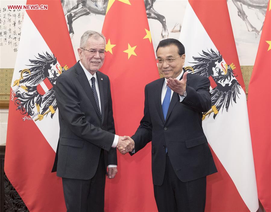 CHINA-BEIJING-LI KEQIANG-AUSTRIAN PRESIDENT-MEETING (CN)