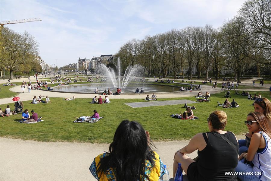 BELGIUM-BRUSSELS-DAILY LIFE-SPRING