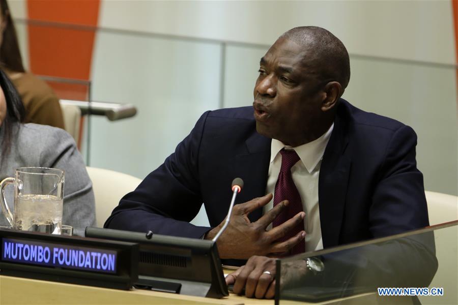 UN-HIGH-LEVEL EVENT-CRIME PREVENTION AND SUSTAINABLE DEVELOPMENT THROUGH SPORTS-DIKEMBE MUTOMBO