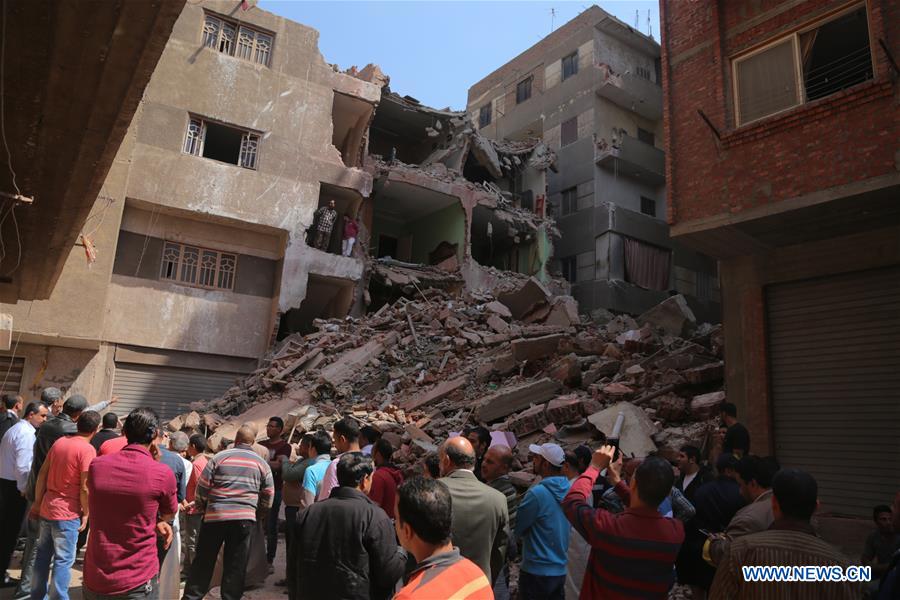 EGYPT-GIZA-BUILDING COLLAPSE