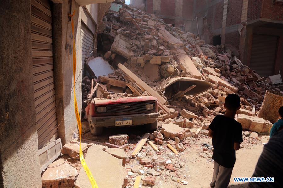 EGYPT-GIZA-BUILDING COLLAPSE