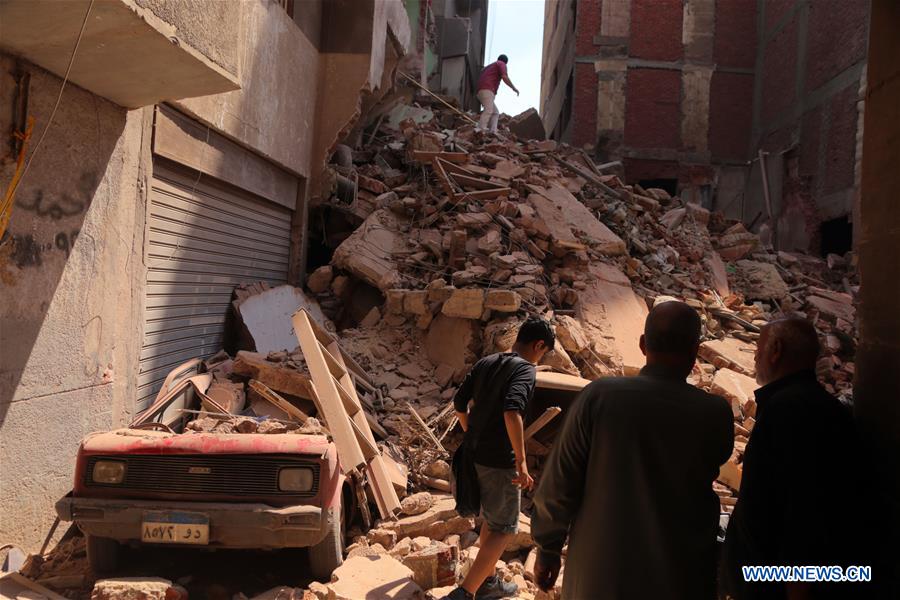 EGYPT-GIZA-BUILDING COLLAPSE