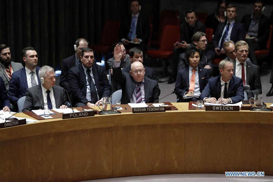 UN-SECURITY COUNCIL-SYRIA-CHEMICAL WEAPONS-U.S.-DRAFTED RESOLUTION-FAILING