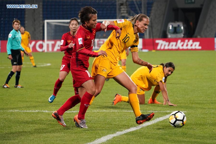 (SP)JORDAN-AMMAN-SOCCER-2018 AFC WOMEN'S ASIAN CUP-VIETNAM VS AUSTRALIA