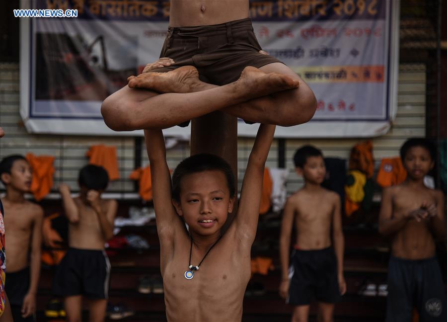 INDIA-MUMBAI-TRADITIONAL SPORT-SCHOOL STUDENTS