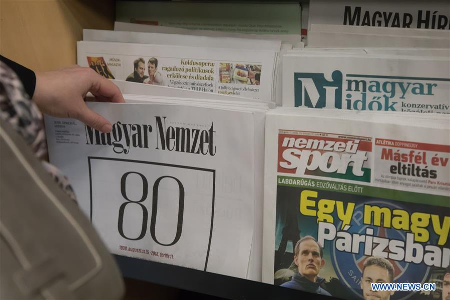 HUNGARY-BUDAPEST-MEDIA-NEWSPAPER-SHUTDOWN