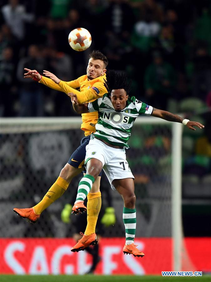 (SP)PORTUGAL-LISBON-SOCCER-UEFA EUROPA LEAGUE-QUARTERFINAL-ATLETICO VS SPORTING