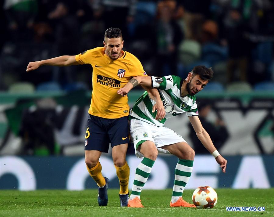 (SP)PORTUGAL-LISBON-SOCCER-UEFA EUROPA LEAGUE-QUARTERFINAL-ATLETICO VS SPORTING