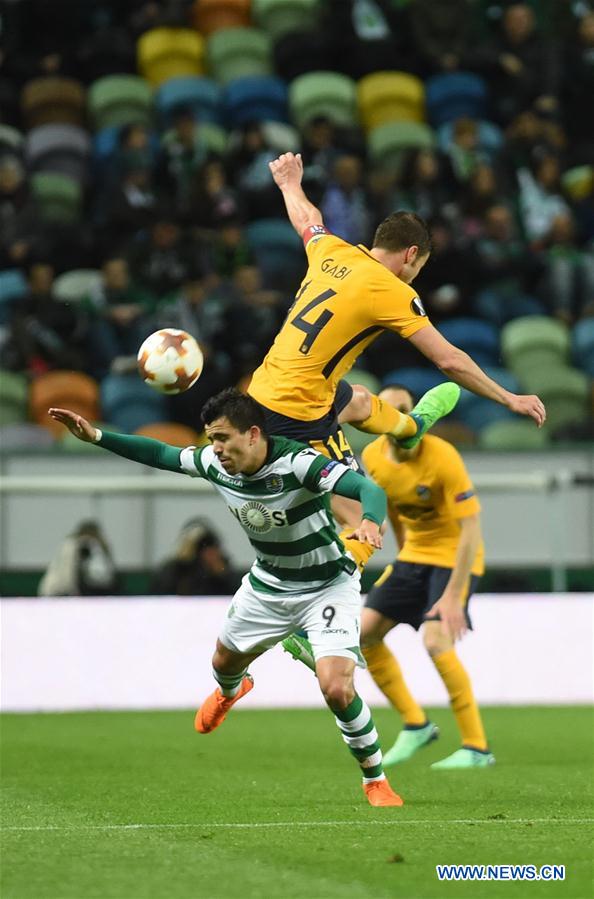 (SP)PORTUGAL-LISBON-SOCCER-UEFA EUROPA LEAGUE-QUARTERFINAL-ATLETICO VS SPORTING