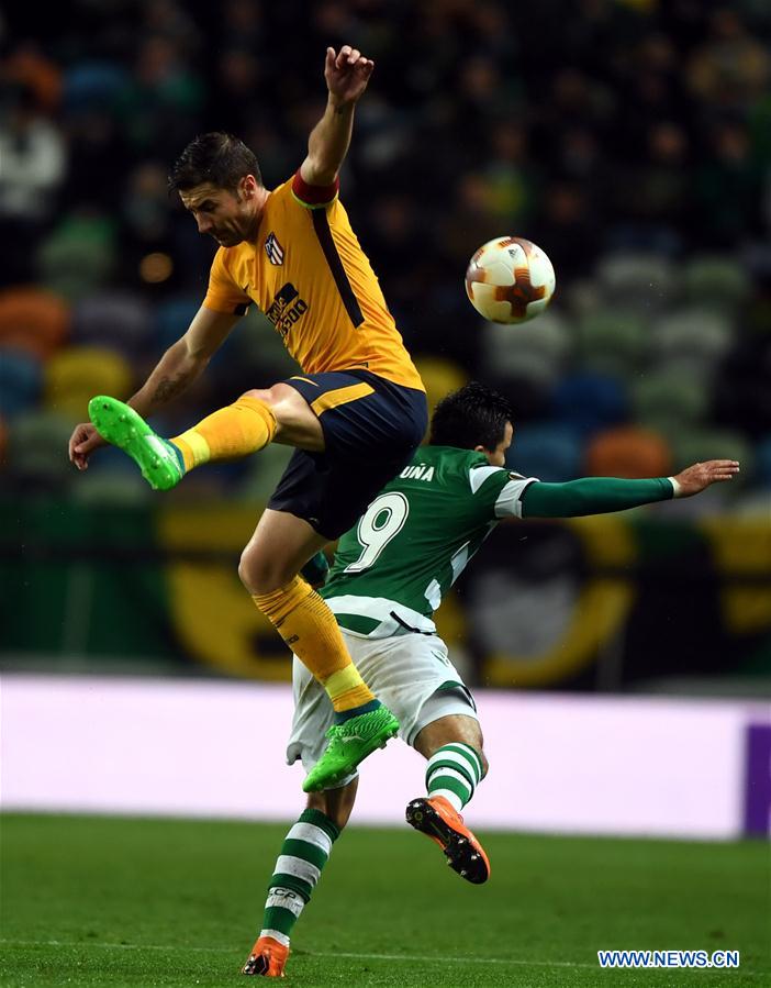 (SP)PORTUGAL-LISBON-SOCCER-UEFA EUROPA LEAGUE-QUARTERFINAL-ATLETICO VS SPORTING
