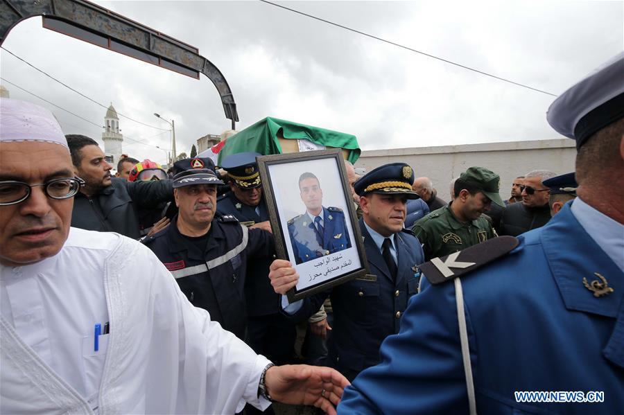 ALGERIA-ALGIERS-PLANE CRASH-PILOT-FUNERAL