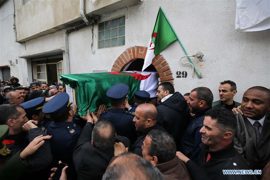 ALGERIA-ALGIERS-PLANE CRASH-PILOT-FUNERAL