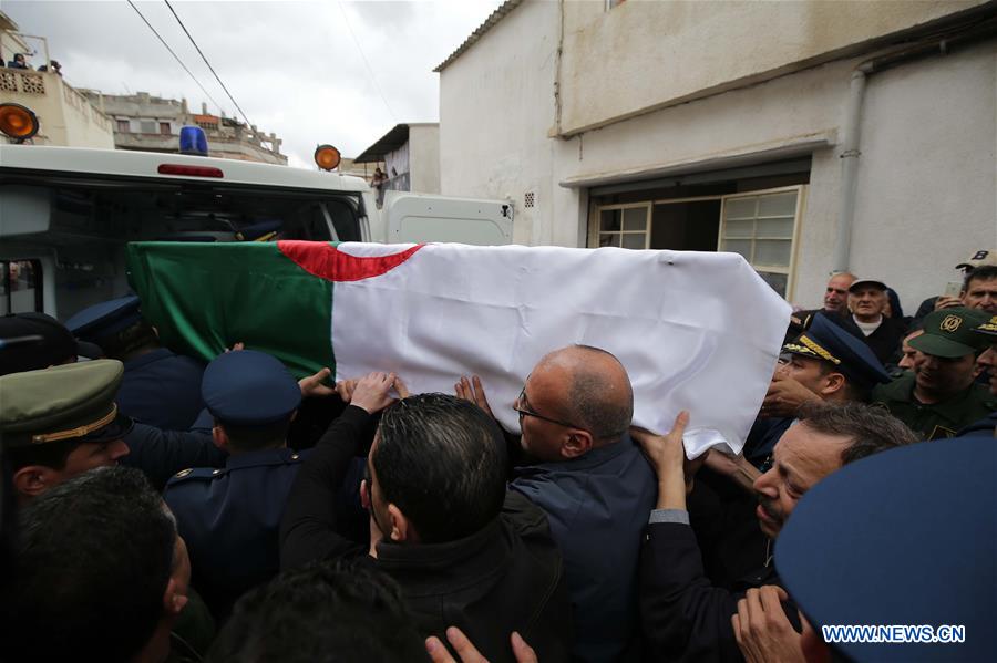 ALGERIA-ALGIERS-PLANE CRASH-PILOT-FUNERAL