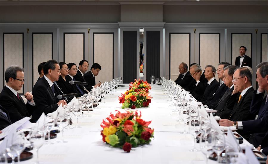 JAPAN-TOKYO-CHINA-WANG YI-MEETING
