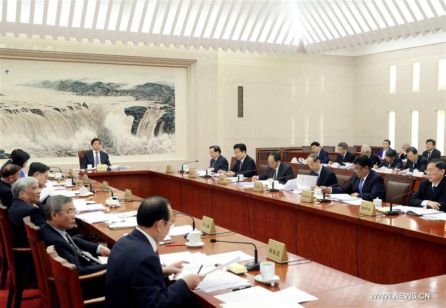 CHINA-BEIJING-NPC-LI ZHANSHU-MEETING (CN) 
