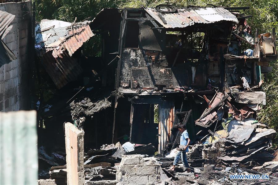 PHILIPPINES-PARANAQUE CITY-FIRE-AFTERMATH