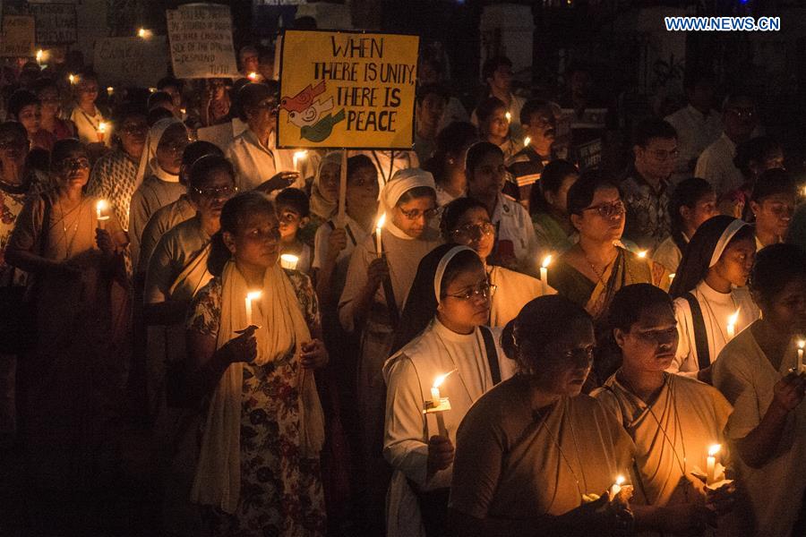 INDIA-KOLKATA-GIRL-RAPE-PROTEST