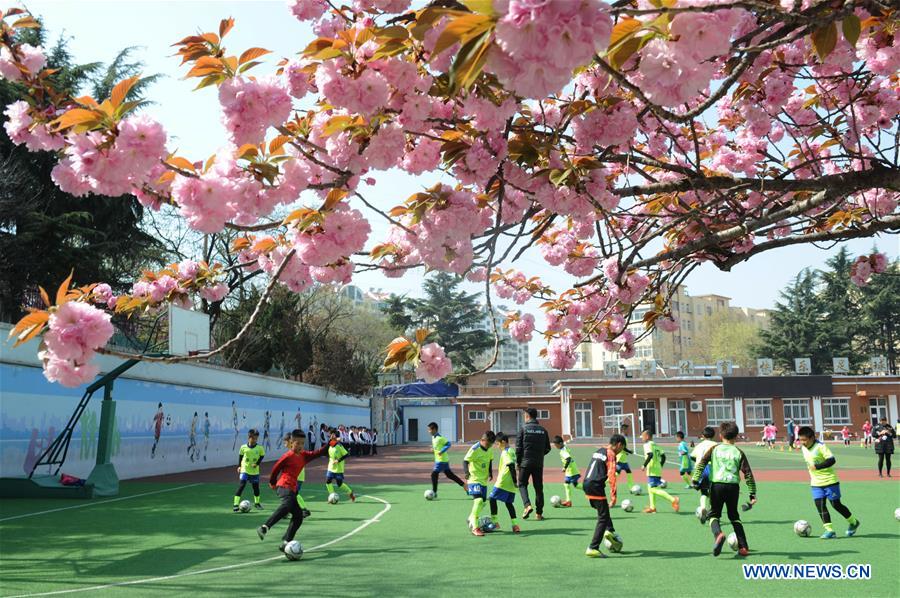 #CHINA-SHANDONG-QINGDAO-SCHOOL-FOOTBALL TRAINING(CN)