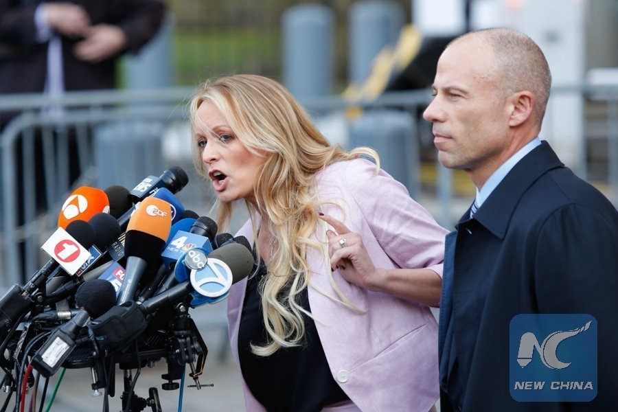 U.S. porn star's attorney exchanges fire with 