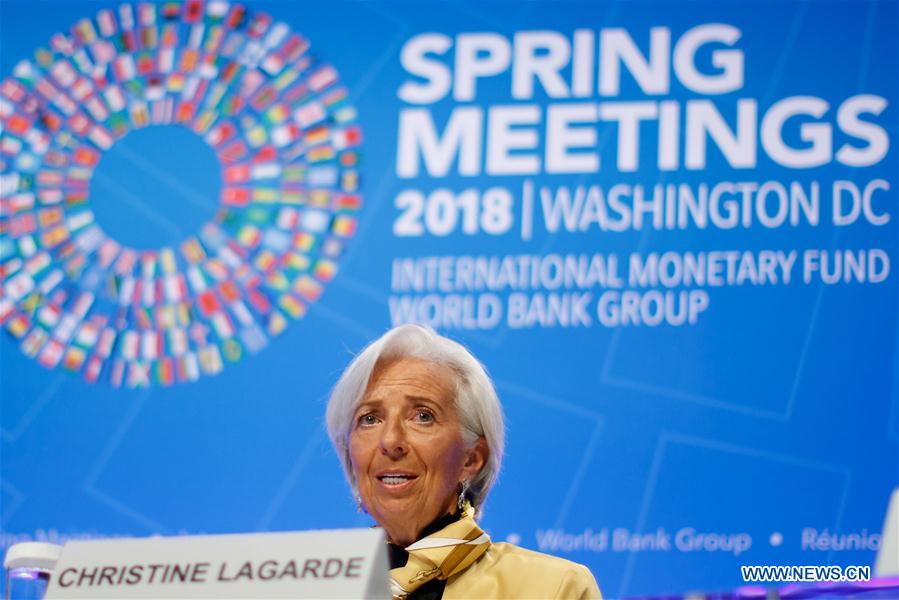 U.S.-WASHINGTON D.C.-IMF-WORLD BANK-PRESS CONFERENCE-LAGARDE