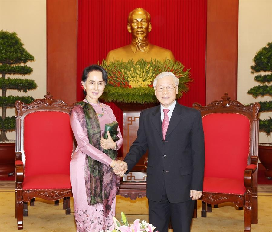 VIETNAM-HANOI-MYANMAR-POLITICS-VISIT