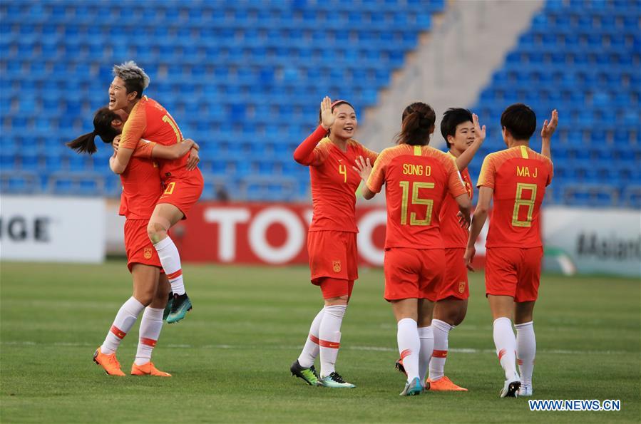(SP)JORDAN-AMMAN-SOCCER-AFC WOMEN'S ASIAN CUP-CHINA-THAILAND