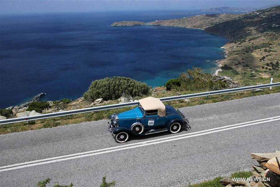 GREECE-ANDROS-CLASSIC CAR RALLY
