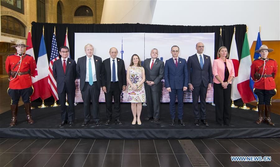 CANADA-TORONTO-G7-FOREIGN MINISTERS-MEETING