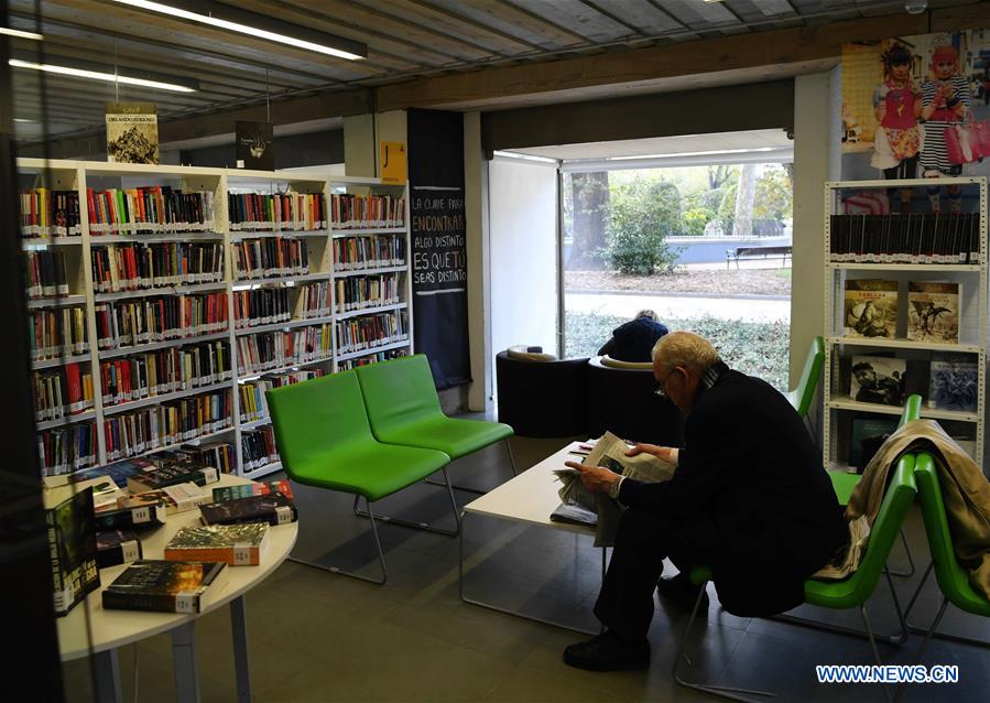 SPAIN-MADRID-CULTURE-LIBRARY