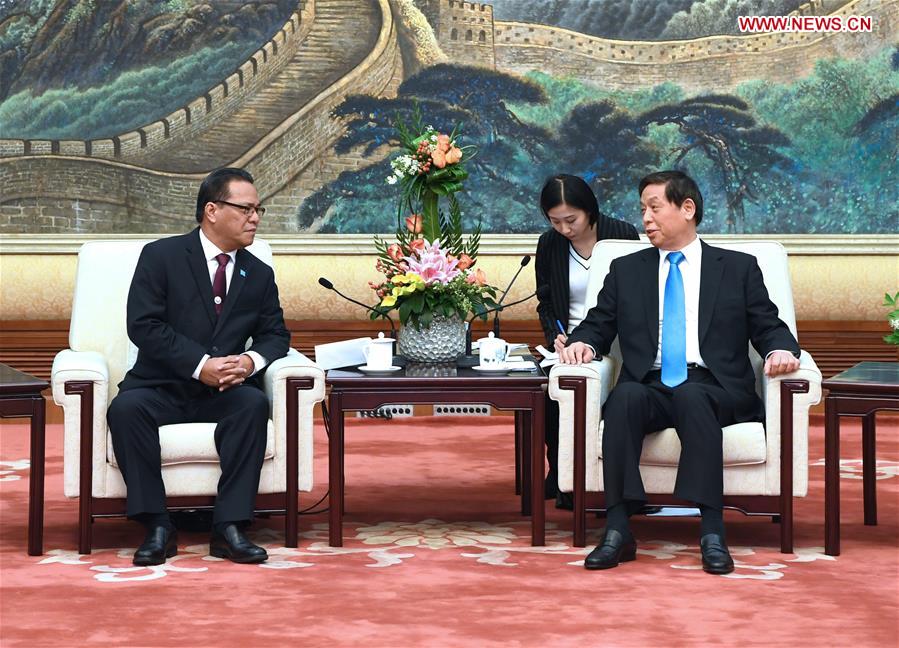 CHINA-BEIJING-LI ZHANSHU-MICRONESIA-MEETING (CN)