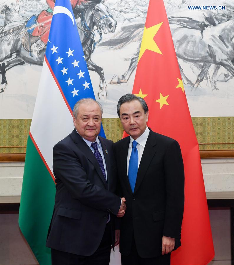 CHINA-BEIJING-WANG YI-UZBEK FM-TALKS (CN)
