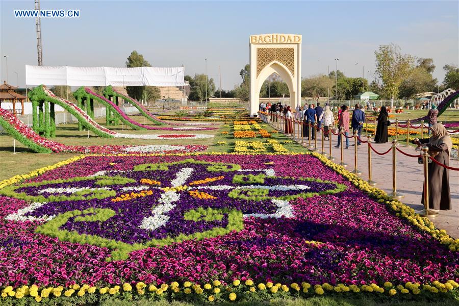 IRAQ-BAGHDAD-FLOWER节日