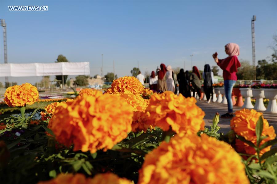IRAQ-BAGHDAD-FLOWER节日