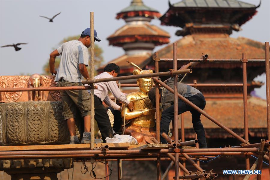 NEPAL-KATHMANDU-THIRD ANNIVERSARY OF EARTHQUAKE-RECONSTRUCTION
