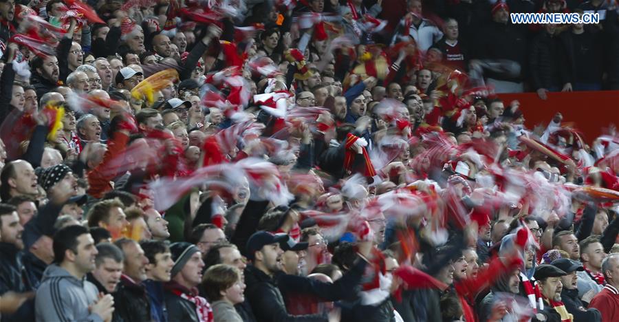 (SP)BRITAIN-LIVERPOOL-SOCCER-UEFA-CHAMPIONS LEAGUE-LIVERPOOL VS ROMA