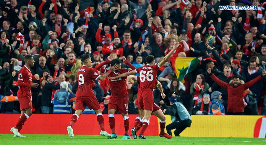 (SP)BRITAIN-LIVERPOOL-SOCCER-UEFA-CHAMPIONS LEAGUE-LIVERPOOL VS ROMA