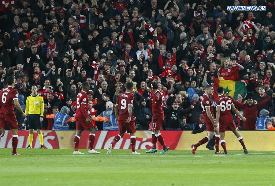 (SP)BRITAIN-LIVERPOOL-SOCCER-UEFA-CHAMPIONS LEAGUE-LIVERPOOL VS ROMA