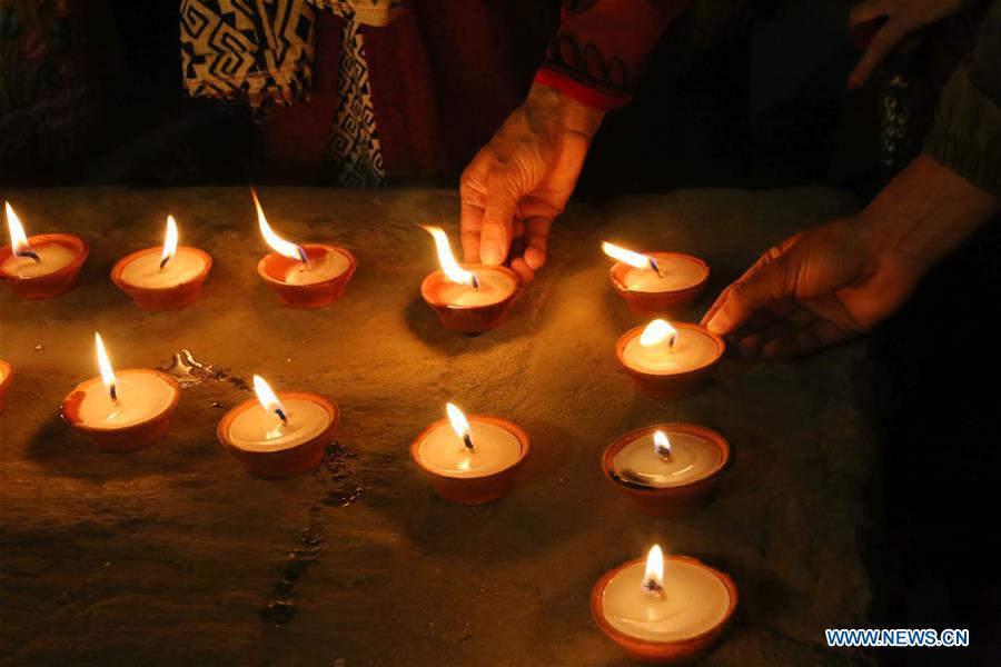 NEPAL-KATHMANDU-3RD ANNIVERSARY EARTHQUAKE 2015-CANDLELIGHT VIGIL