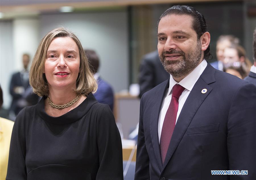 BELGIUM-BRUSSELS-EU-SYRIA-CONFERENCE