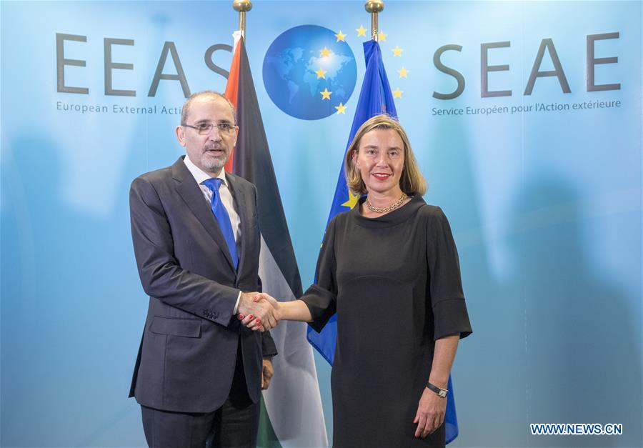BELGIUM-BRUSSELS-EU-SYRIA-MOGHERINI-MEETING